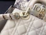 MEDIUM LADY 20 BAG IN WHITE CALFSKIN - Image 18