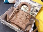 MINI LADY 17 BAG IN CAMEL BROWN CALFSKIN - Image 2