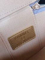 CC MINI 11 VANITY CHAIN IN LIGHT GREY CALFSKIN GOLD HARDWARE - Image 8