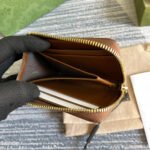 GG HORSEBIT 1955 MINI 11 WALLET BEIGE AND EBONY CANVAS - Image 6