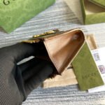 GG HORSEBIT 1955 MINI 11 WALLET BEIGE AND EBONY CANVAS - Image 14