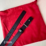 REVERSIBLE VLOGO SIGNATURE BELT IN GLOSSY ALL BLACK CALFSKIN SHW 20 MM - Image 6