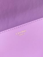 20 CHAIN EMBOSSED ARMPIT BAG PURPLE CALFSKIN - Image 17