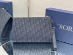 SADDLE 28 BAG IN BLACK OBLIQUE JACQUARD - Image 3