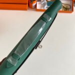 KELLY CUT 31 IN GREEN FOREST CALFSKIN WITH SILVER HARDWARE - Image 18