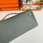 KELLY CUT 31 IN SEAFOAM GREEN CALFSKIN WITH SILVER HARDWARE - Image 6