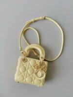 MICRO LADY 12 BAG IN LIGHT YELLOW LAMBSKIN - Image 2