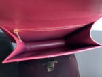 BESACE TRIPHOME 24 RUBY RED GLOSSY CALFSKIN - Image 7