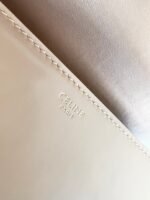 BESACE TRIPHOME 24 BEIGE CREAM GLOSSY CALFSKIN - Image 6