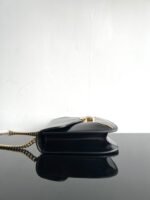 BESACE TRIPHOME 24 BLACK GLOSSY CALFSKIN - Image 4