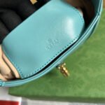 GG JACKIE MINI 19 SHOULDER BAG IN PASTEL BLUE CALFSKIN - Image 6