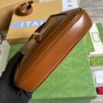 GG JACKIE MINI 19 SHOULDER BAG IN CINNAMON BROWN CALFSKIN - Image 8