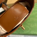 GG JACKIE MINI 19 SHOULDER BAG IN CINNAMON BROWN CALFSKIN - Image 7