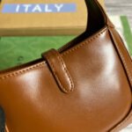 GG JACKIE MINI 19 SHOULDER BAG IN CINNAMON BROWN CALFSKIN - Image 14
