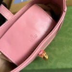 GG JACKIE MINI 19 SHOULDER BAG IN PINK PATEL CALFSKIN - Image 8