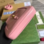 GG JACKIE MINI 19 SHOULDER BAG IN PINK PATEL CALFSKIN - Image 6