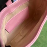 GG JACKIE MINI 19 SHOULDER BAG IN PINK PATEL CALFSKIN - Image 5