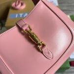 GG JACKIE MINI 19 SHOULDER BAG IN PINK PATEL CALFSKIN - Image 4