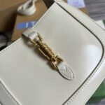 GG JACKIE MINI 19 SHOULDER BAG IN WHITE CALFSKIN - Image 4