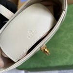 GG JACKIE MINI 19 SHOULDER BAG IN WHITE CALFSKIN - Image 17