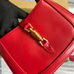 GG JACKIE MINI 19 SHOULDER BAG IN CHERRY RED CALFSKIN - Image 4