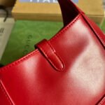 GG JACKIE MINI 19 SHOULDER BAG IN CHERRY RED CALFSKIN - Image 5