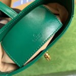GG JACKIE MINI 19 SHOULDER BAG IN GREEN FOREST CALFSKIN - Image 6