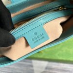 GG JACKIE SMALL 28 SHOULDER BAG IN BLUE PASTEL CALFSKIN - Image 15