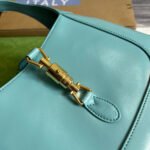 GG JACKIE SMALL 28 SHOULDER BAG IN BLUE PASTEL CALFSKIN - Image 4
