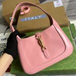 GG JACKIE SMALL 28 SHOULDER BAG IN PINK PASTEL CALFSKIN - Image 2