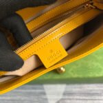 GG JACKIE SMALL 28 SHOULDER BAG IN YELLOW CALFSKIN - Image 8