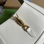 GG JACKIE SMALL 28 SHOULDER BAG IN WHITE CALFSKIN - Image 4