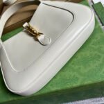 GG JACKIE SMALL 28 SHOULDER BAG IN WHITE CALFSKIN - Image 5