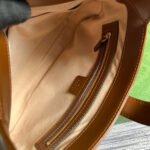 GG JACKIE SMALL 28 SHOULDER BAG IN CINNAMON BROWN CALFSKIN - Image 9