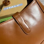 GG JACKIE SMALL 28 SHOULDER BAG IN CINNAMON BROWN CALFSKIN - Image 7