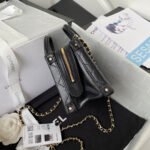 CC MINI 15 BOX BAG IN BLACK CALFSKIN GOLD HARDWARE - Image 18