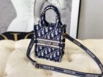 LADY 18 BAG IN BLUE OBLIQUE JACQUARD - Image 2