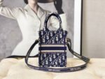 LADY 18 BAG IN BLUE OBLIQUE JACQUARD - Image 12
