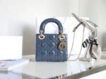 LADY 17 IN SKY AEGEAN BLUE WITH CANNAGE PATTERN - Image 2