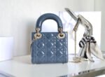 LADY 17 IN SKY AEGEAN BLUE WITH CANNAGE PATTERN - Image 3