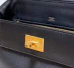HM 26S 24/24 29MM IN BLACK EVERCOLOR CALFSKIN GOLD KELLY BUCKLE - Image 6