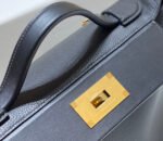 HM 26S 24/24 29MM IN BLACK EVERCOLOR CALFSKIN GOLD KELLY BUCKLE - Image 7