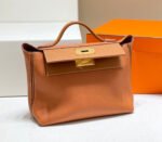 HM 26S 24/24 29MM IN ORANGE EVERCOLOR CALFSKIN GOLD KELLY BUCKLE - Image 13