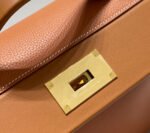 HM 26S 24/24 29MM IN ORANGE EVERCOLOR CALFSKIN GOLD KELLY BUCKLE - Image 6