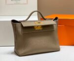HM 26S 24/24 29MM IN BROWN EVERCOLOR CALFSKIN GOLD KELLY BUCKLE - Image 13