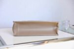 MEDIUM TOTE BOOK 26 BAG IN BEIGE CREAM CALFSKIN - Image 8