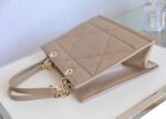 LARGE TOTE BOOK 36 BAG IN BEIGE CREAM CALFSKIN - Image 13