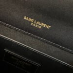 KATE TASSEL 24 BLACK CALFSKIN WITH GOLD LOGO - Image 16