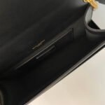KATE TASSEL 24 BLACK CALFSKIN WITH GOLD LOGO - Image 17