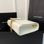 KATE TASSEL 24 WHITE CALFSKIN WITH GOLD LOGO - Image 14
